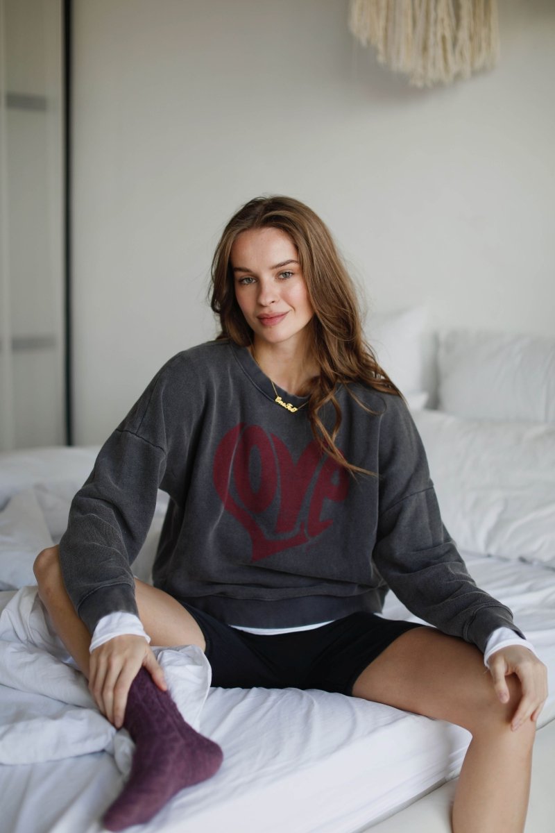 SWEAT ANNAS CARBONE XS - ONE TEE