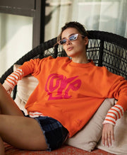 SWEAT ANNAS ORANGE XS - ONE TEE