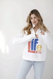 SWEAT CLOVIS BLANC S - ONE TEE