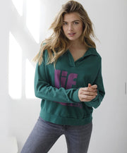 SWEAT CLOVIS Vert XS - ONE TEE