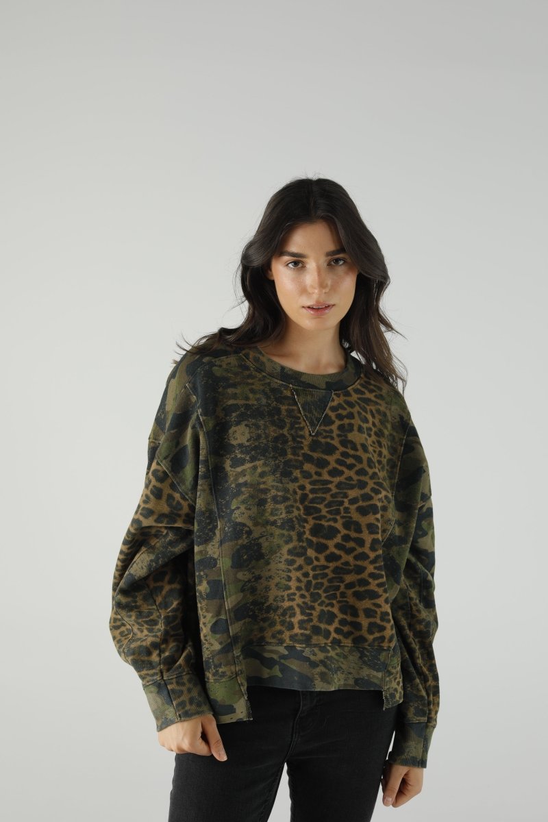 SWEAT DANY LEOPARD XS/S LEO CAMO - ONE TEE