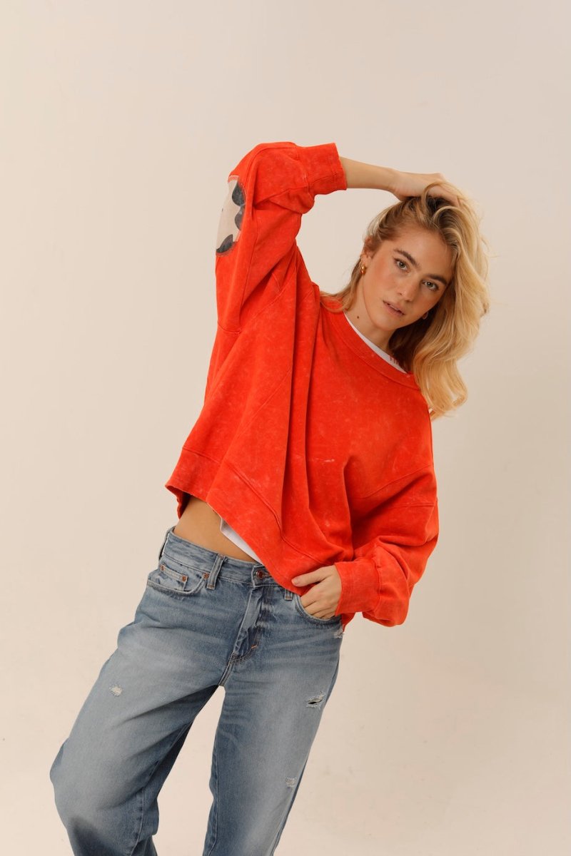 SWEAT DANY RED S/M - ONE TEE