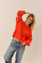 SWEAT DANY RED S/M - ONE TEE