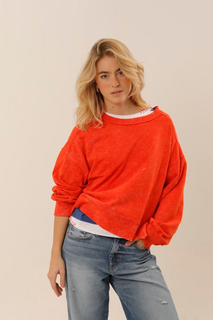 SWEAT DANY RED S/M - ONE TEE