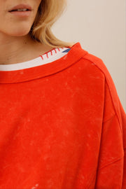 SWEAT DANY RED S/M - ONE TEE