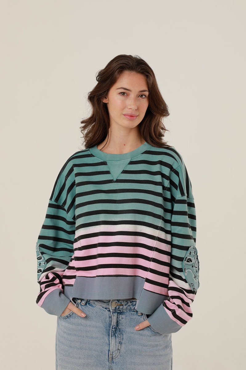 SWEAT DANY STONE BLUE XS/S - ONE TEE