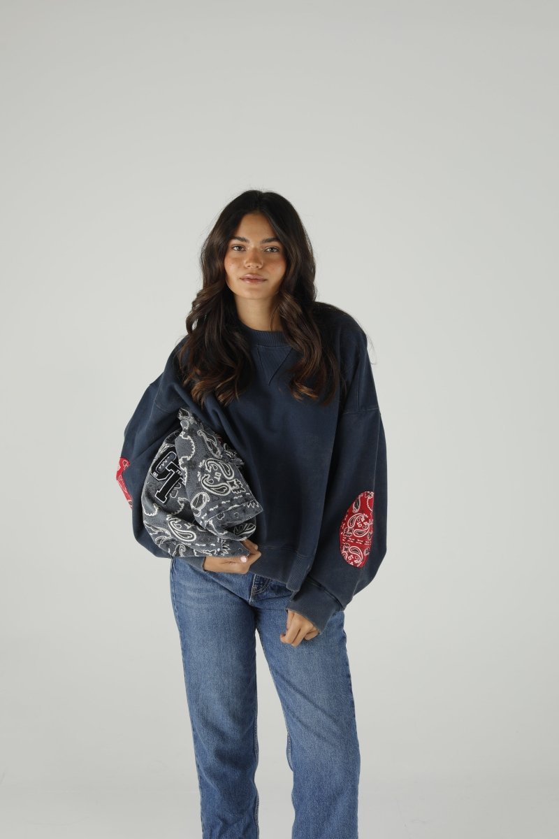 SWEAT DANY UNIS INDIGO XS/S - ONE TEE