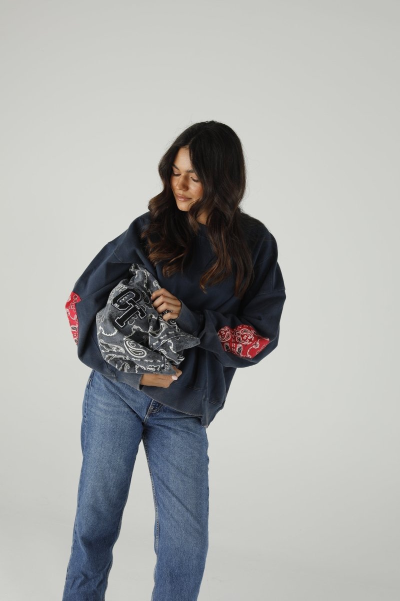 SWEAT DANY UNIS INDIGO XS/S - ONE TEE