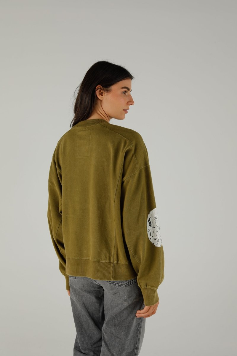 SWEAT DANY UNIS KHAKI XS/S KAKI - ONE TEE