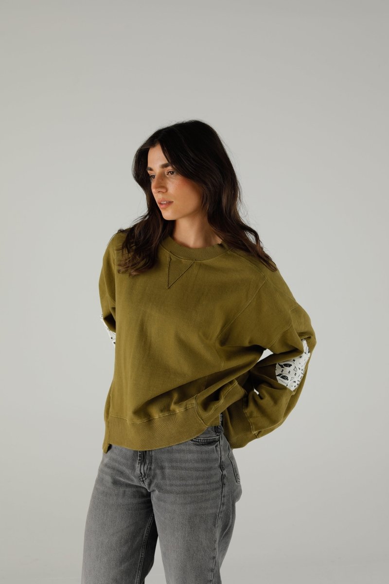 SWEAT DANY UNIS KHAKI XS/S KAKI - ONE TEE