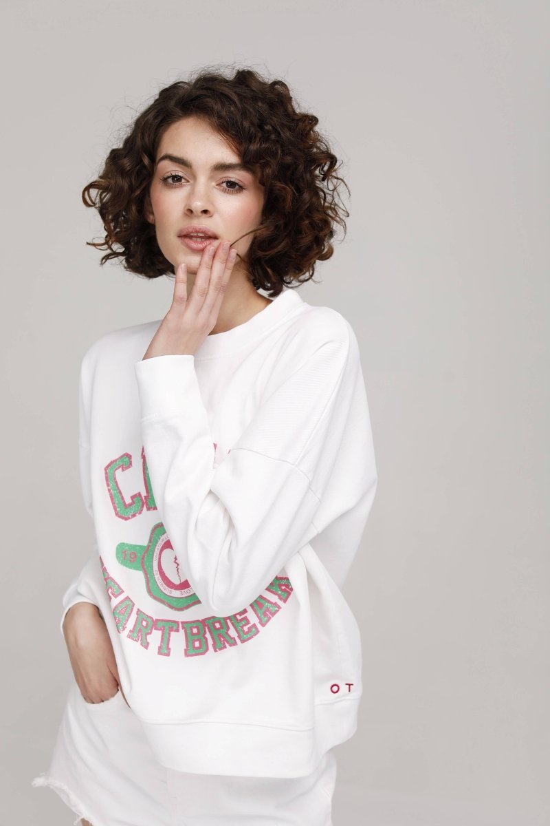 SWEAT DOV BLANC XS - ONE TEE