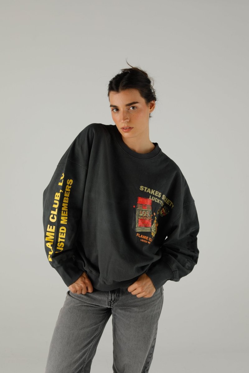 SWEAT ELVIS SLATE XS/S SLATE - ONE TEE