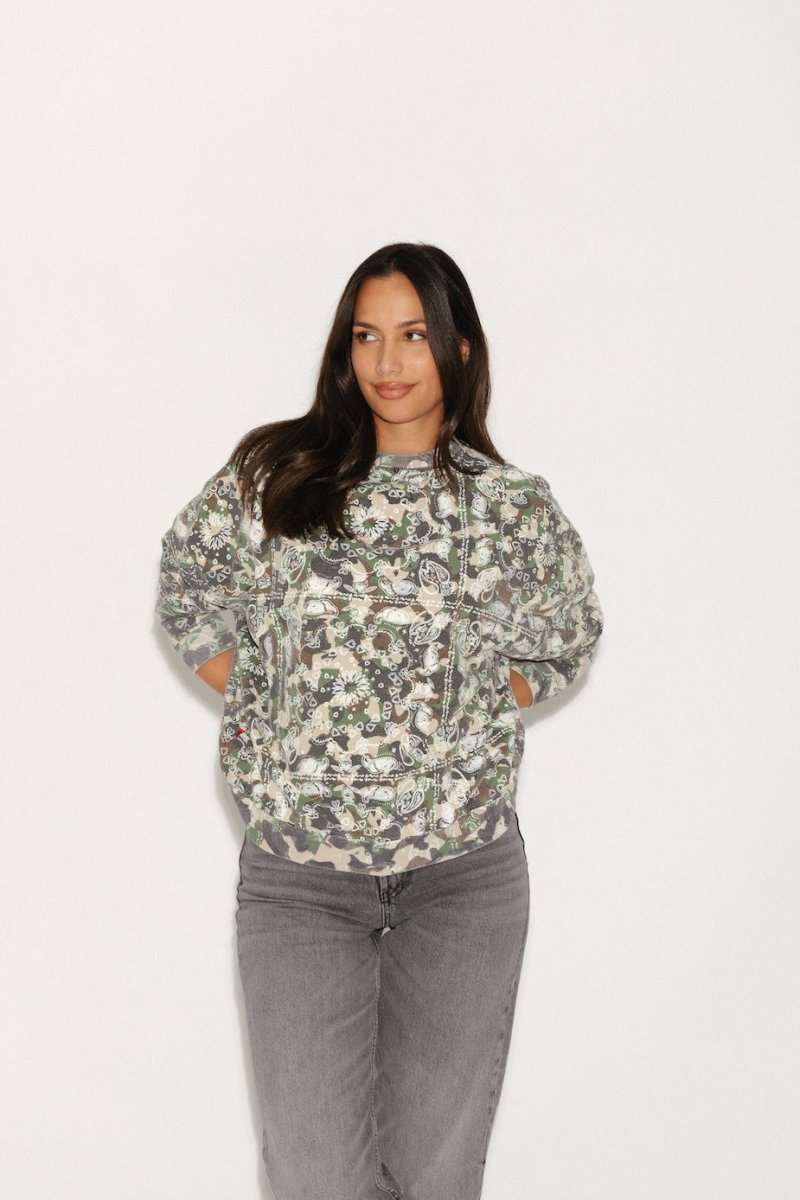 SWEAT IRIS CAMOUFLAGE S/M - ONE TEE