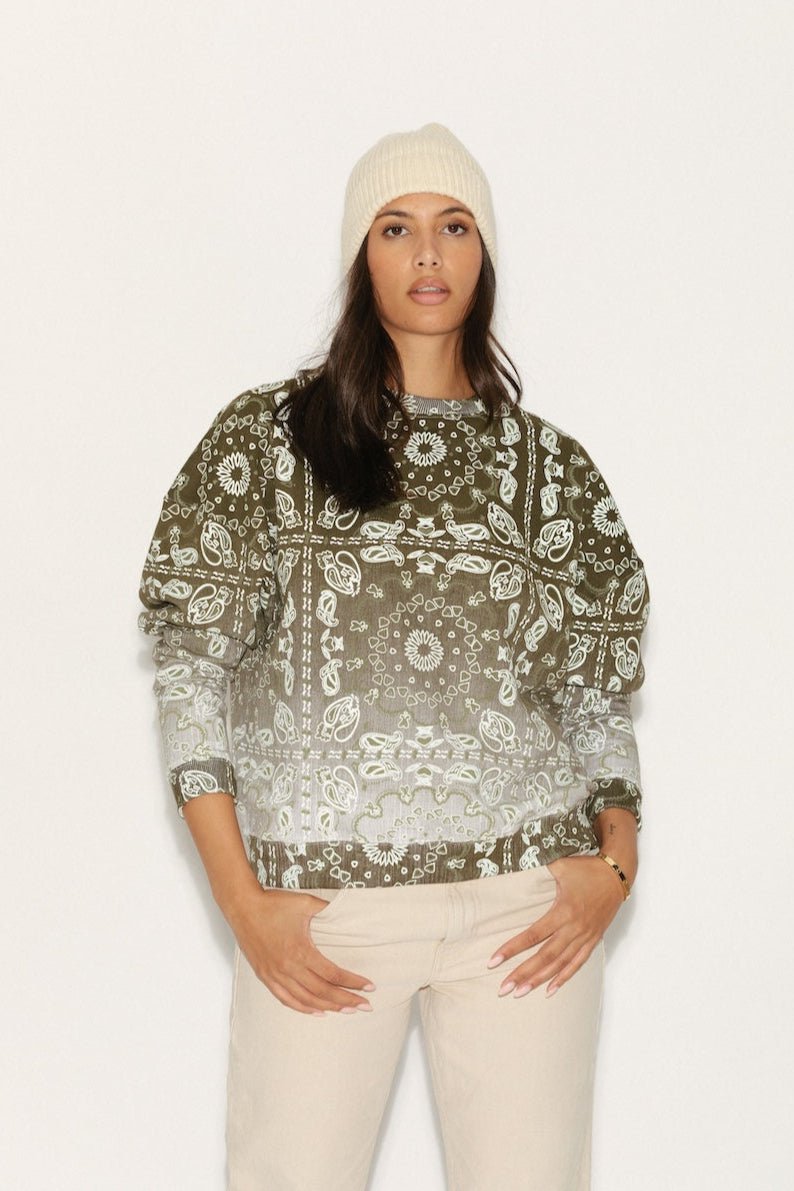 SWEAT IRIS KAKI S/M - ONE TEE