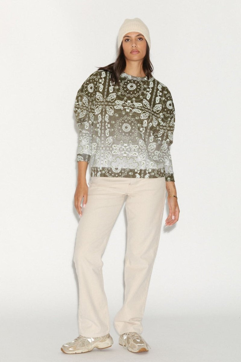 SWEAT IRIS KAKI S/M - ONE TEE