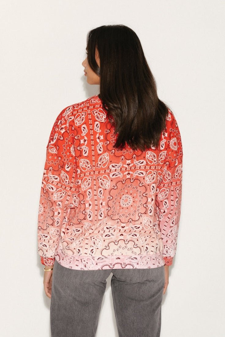 SWEAT IRIS RED S/M - ONE TEE