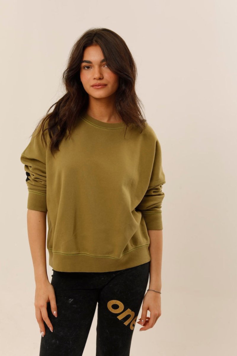 SWEAT JAMES KAKI S/M - ONE TEE