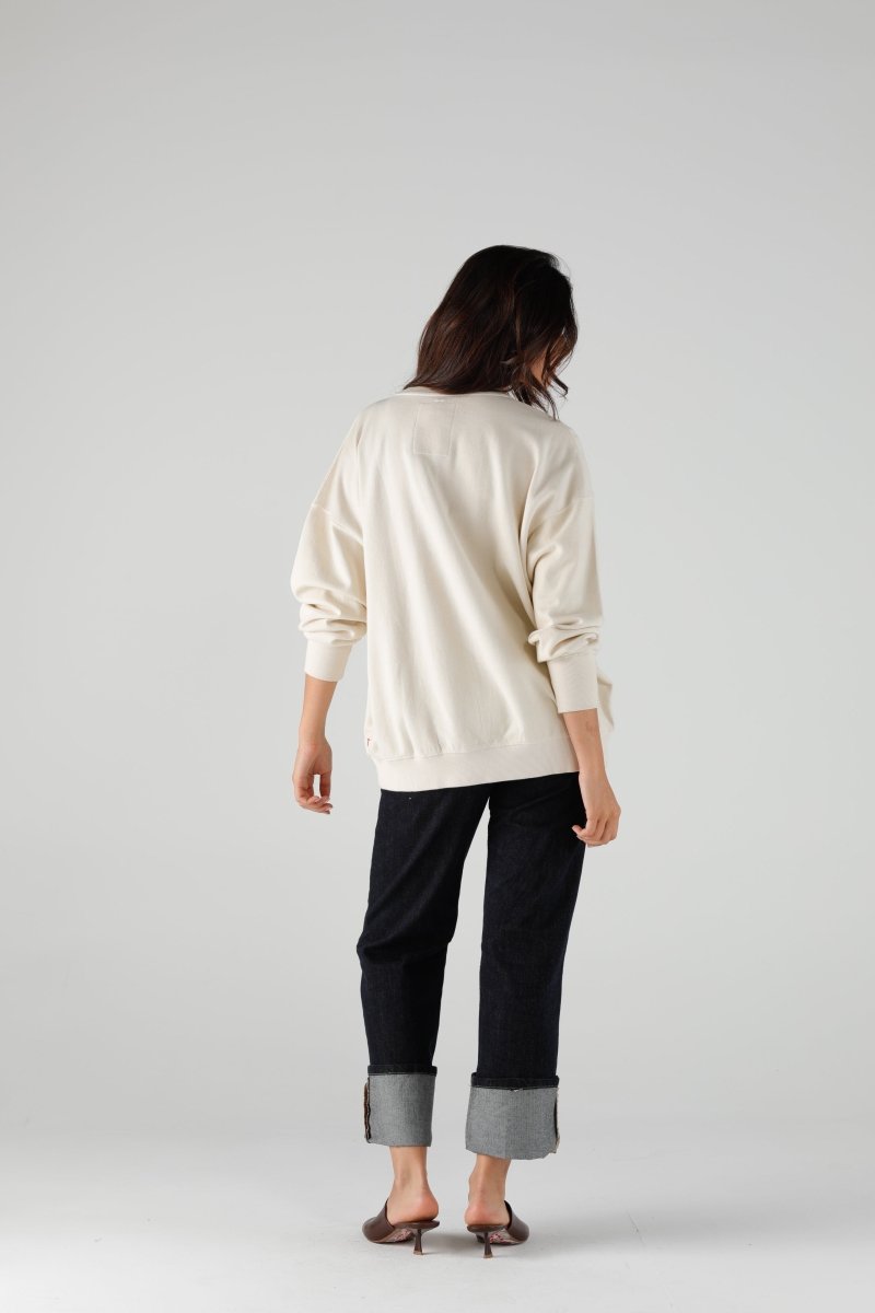 SWEAT JEREMIAH IVORY XS/S IVORY - ONE TEE