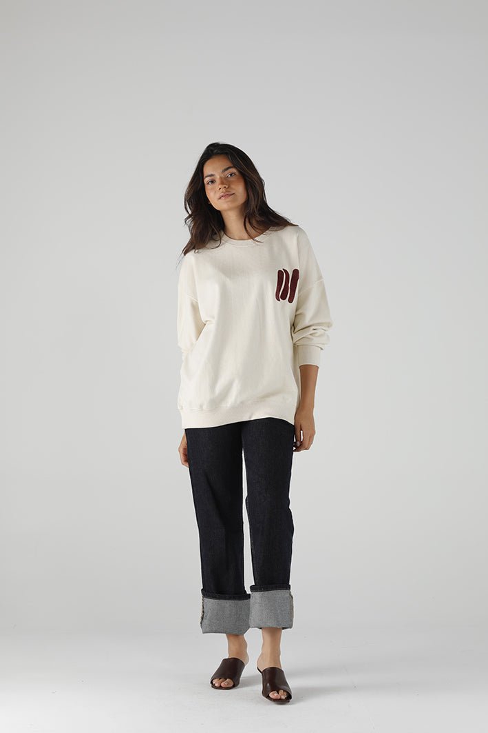 SWEAT JEREMIAH IVORY XS/S IVORY - ONE TEE