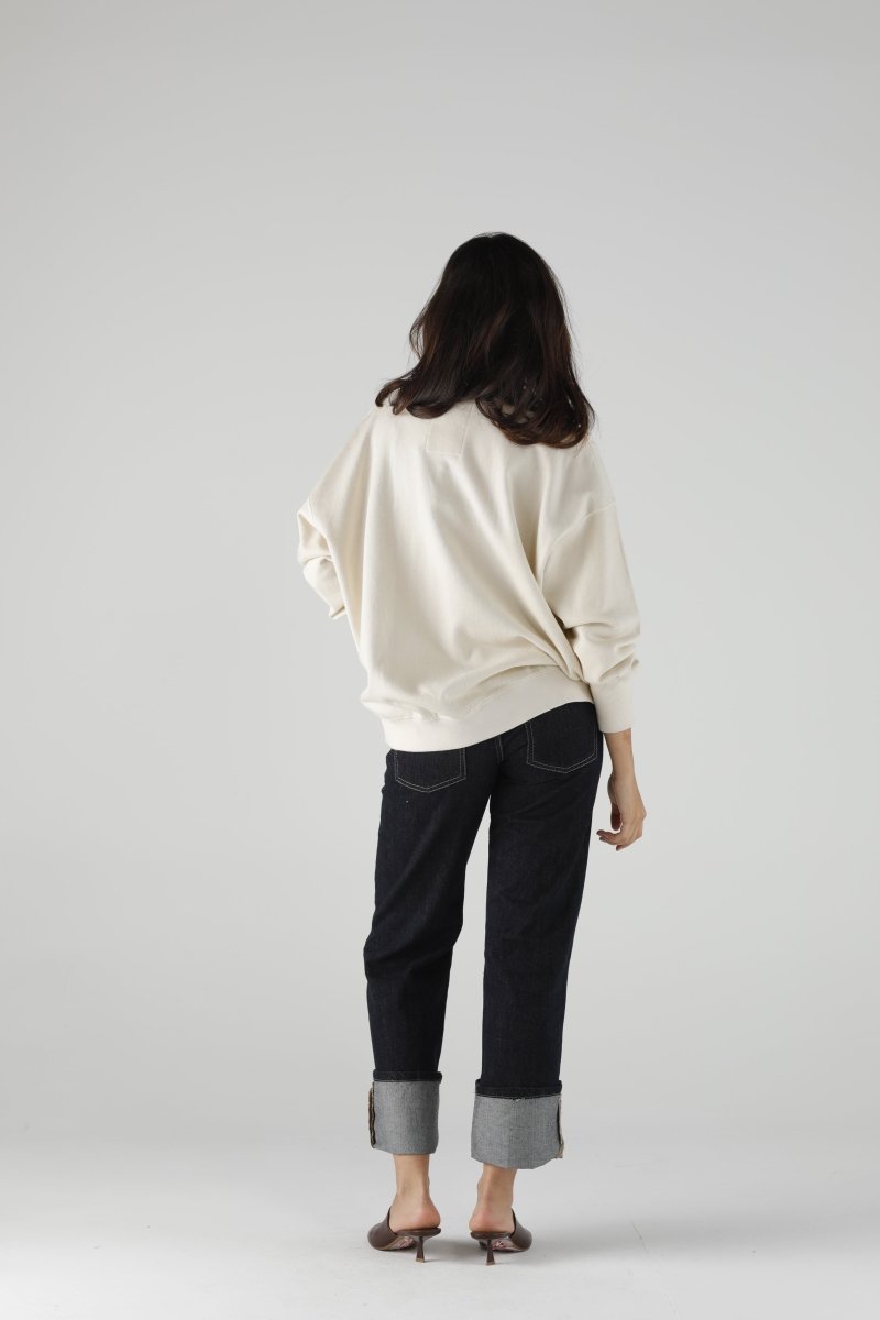 SWEAT JEREMIAH IVORY XS/S IVORY - ONE TEE