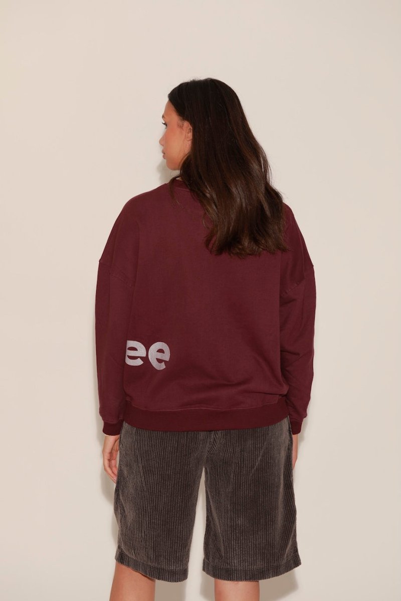 SWEAT JOY BURGUNDY S/M - ONE TEE