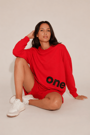 SWEAT JOY RED S/M - ONE TEE