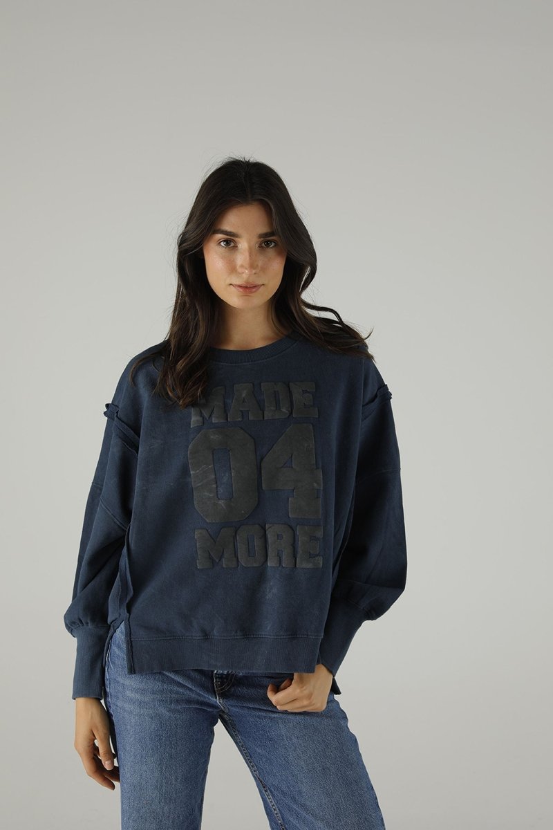 SWEAT JUDY INDIGO XS/S INDIGO - ONE TEE