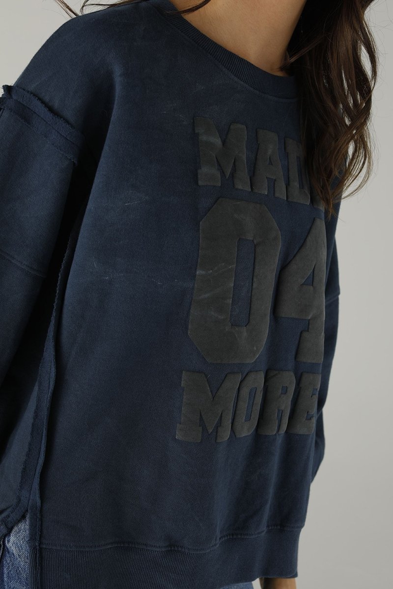 SWEAT JUDY INDIGO XS/S INDIGO - ONE TEE