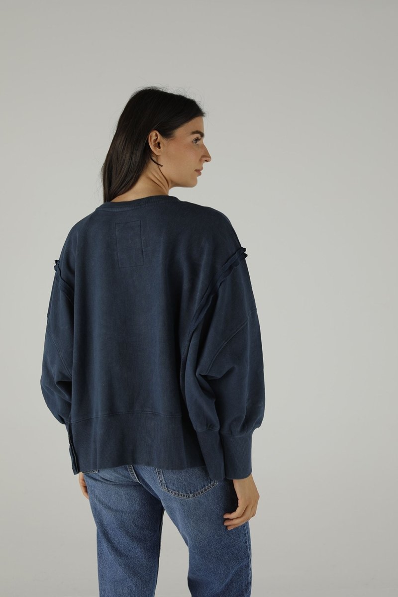 SWEAT JUDY INDIGO XS/S INDIGO - ONE TEE