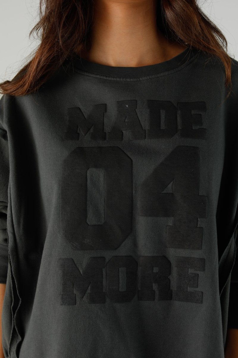SWEAT JUDY SLATE XS/S SLATE - ONE TEE