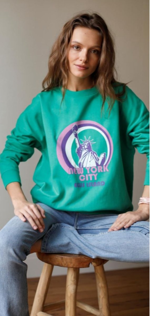 SWEAT LIAM GREEN XS - ONE TEE