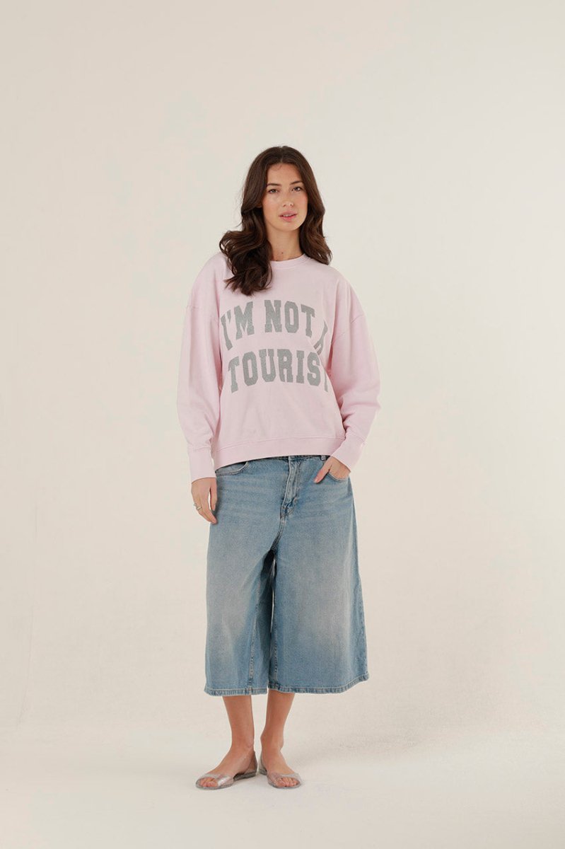 SWEAT MARGARETH LIGHT PINK XS/S - ONE TEE