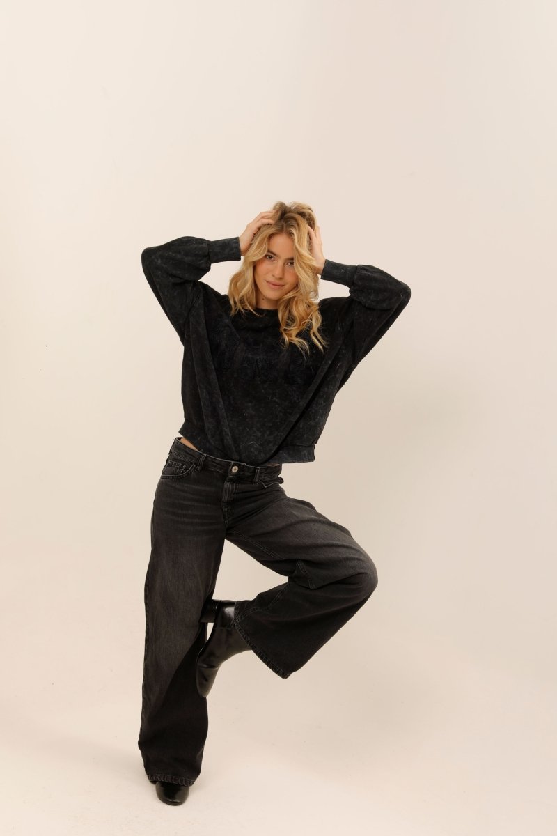 SWEAT NOAM BLACK S/M - ONE TEE