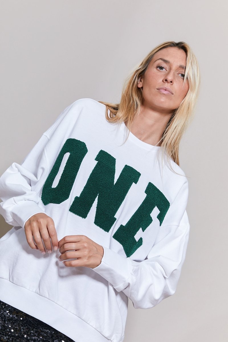 SWEAT NOAM BLANC S/M - ONE TEE