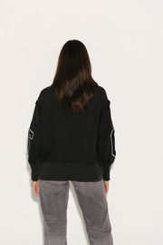SWEAT OLYMPE BLACK S/M - ONE TEE
