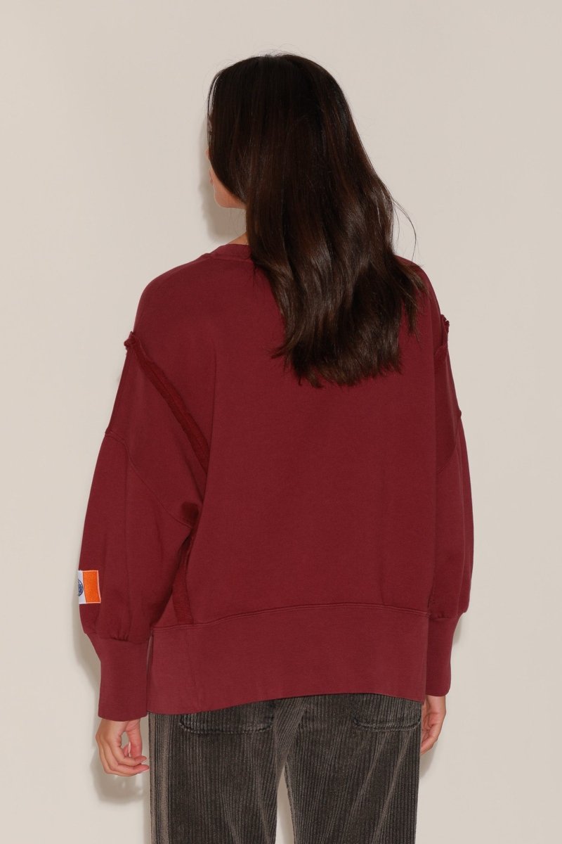 SWEAT OLYMPE BURGUNDY S/M - ONE TEE