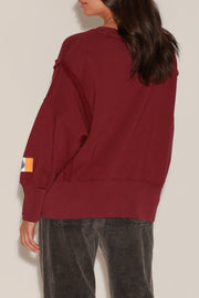 SWEAT OLYMPE BURGUNDY S/M - ONE TEE