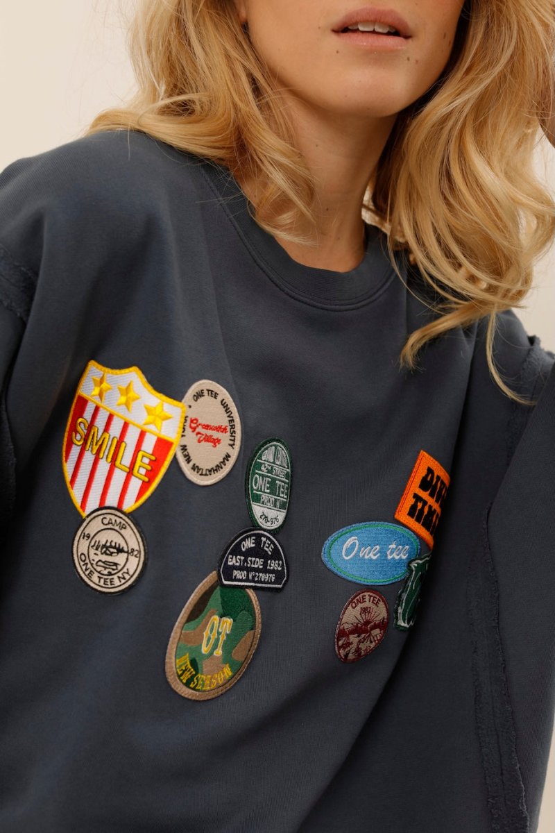 SWEAT ORESTE NAVY S/M - ONE TEE