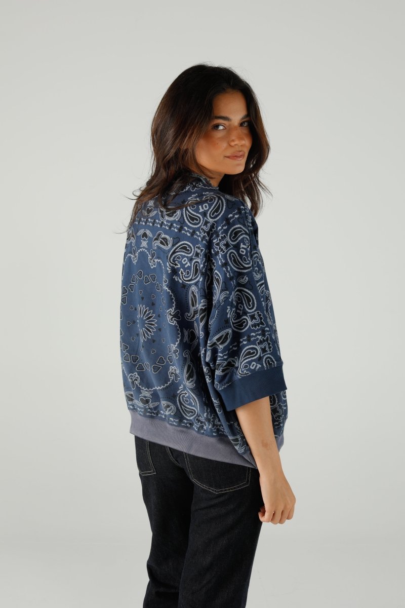 SWEAT SOPHIA INDIGO XS/S INDIGO - ONE TEE