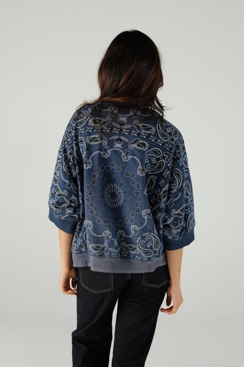 SWEAT SOPHIA INDIGO XS/S INDIGO - ONE TEE