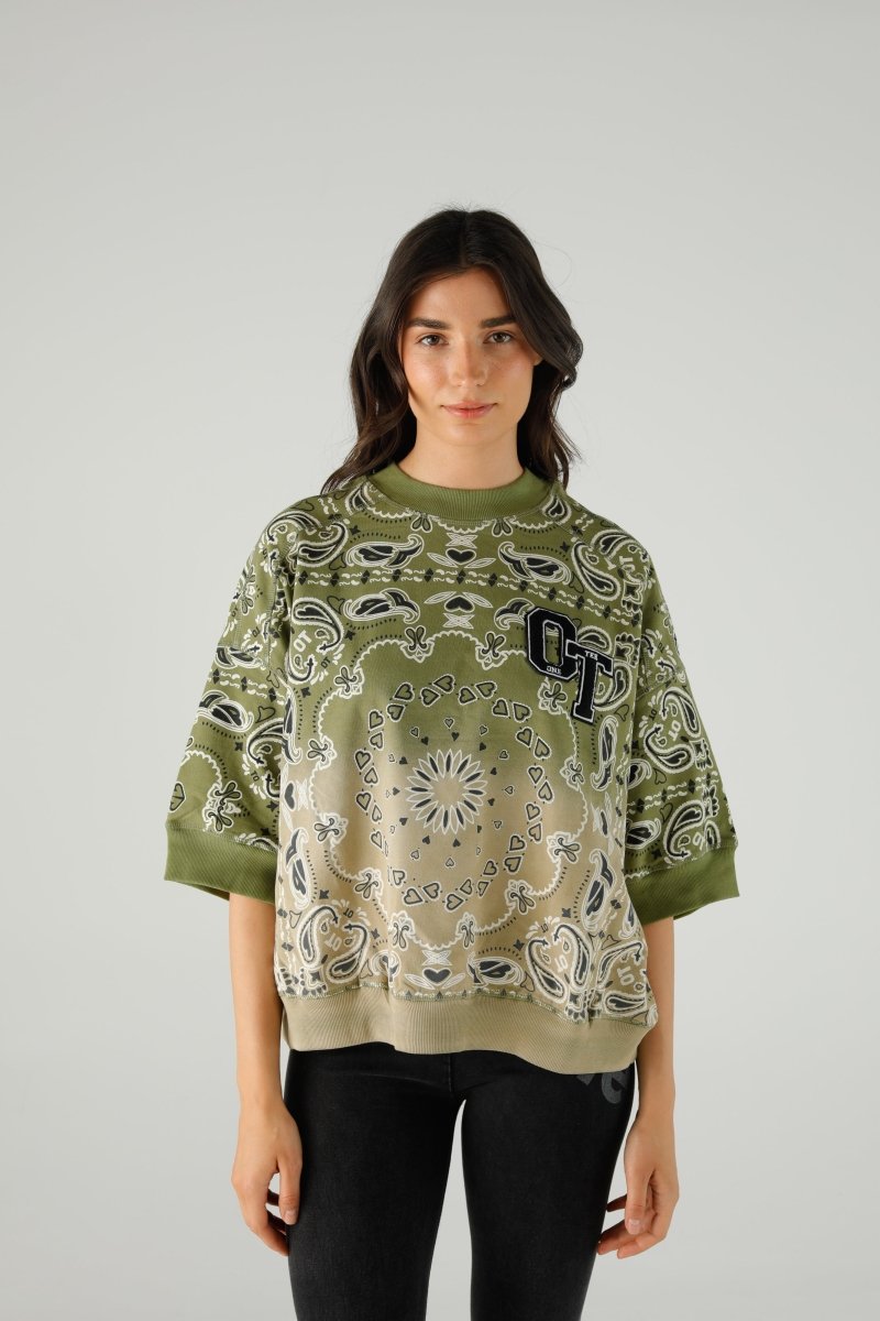 SWEAT SOPHIA KHAKI XS/S KAKI - ONE TEE