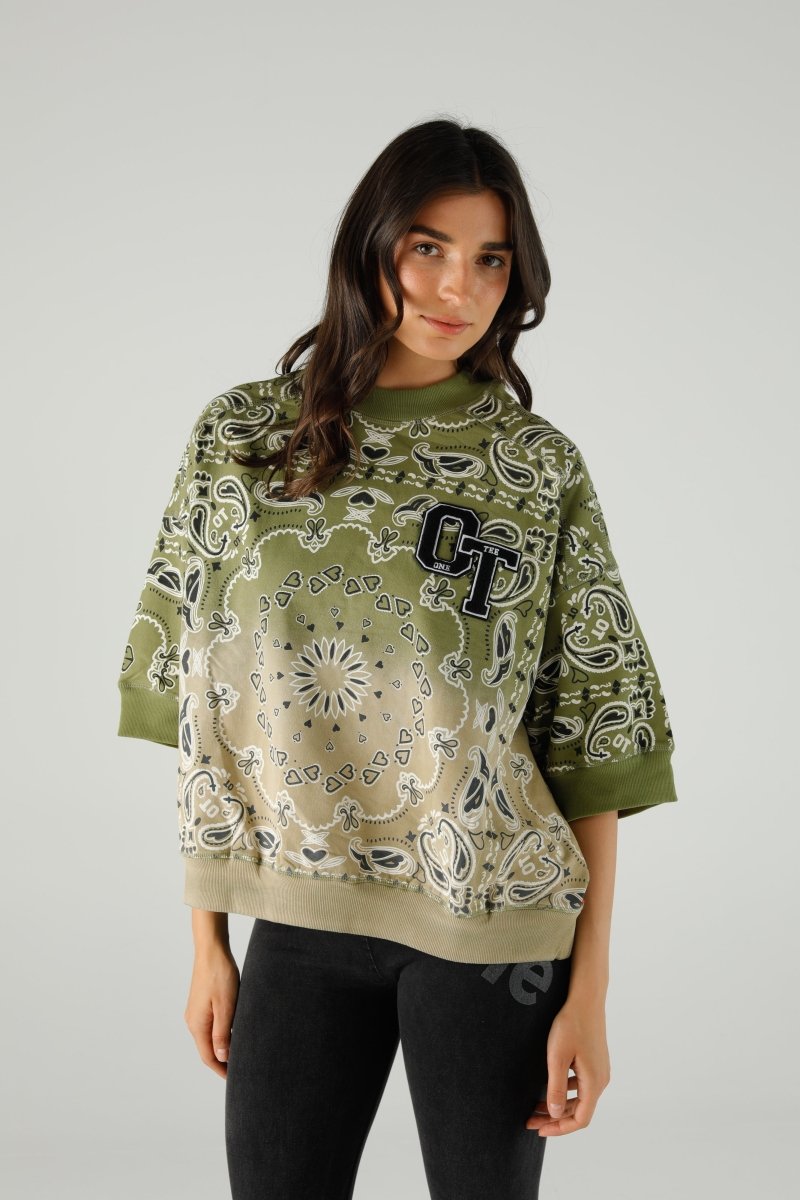 SWEAT SOPHIA KHAKI XS/S KAKI - ONE TEE