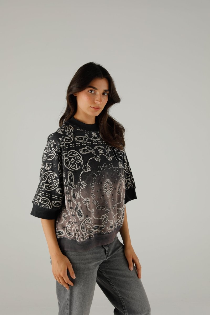 SWEAT SOPHIA SLATE XS/S SLATE - ONE TEE