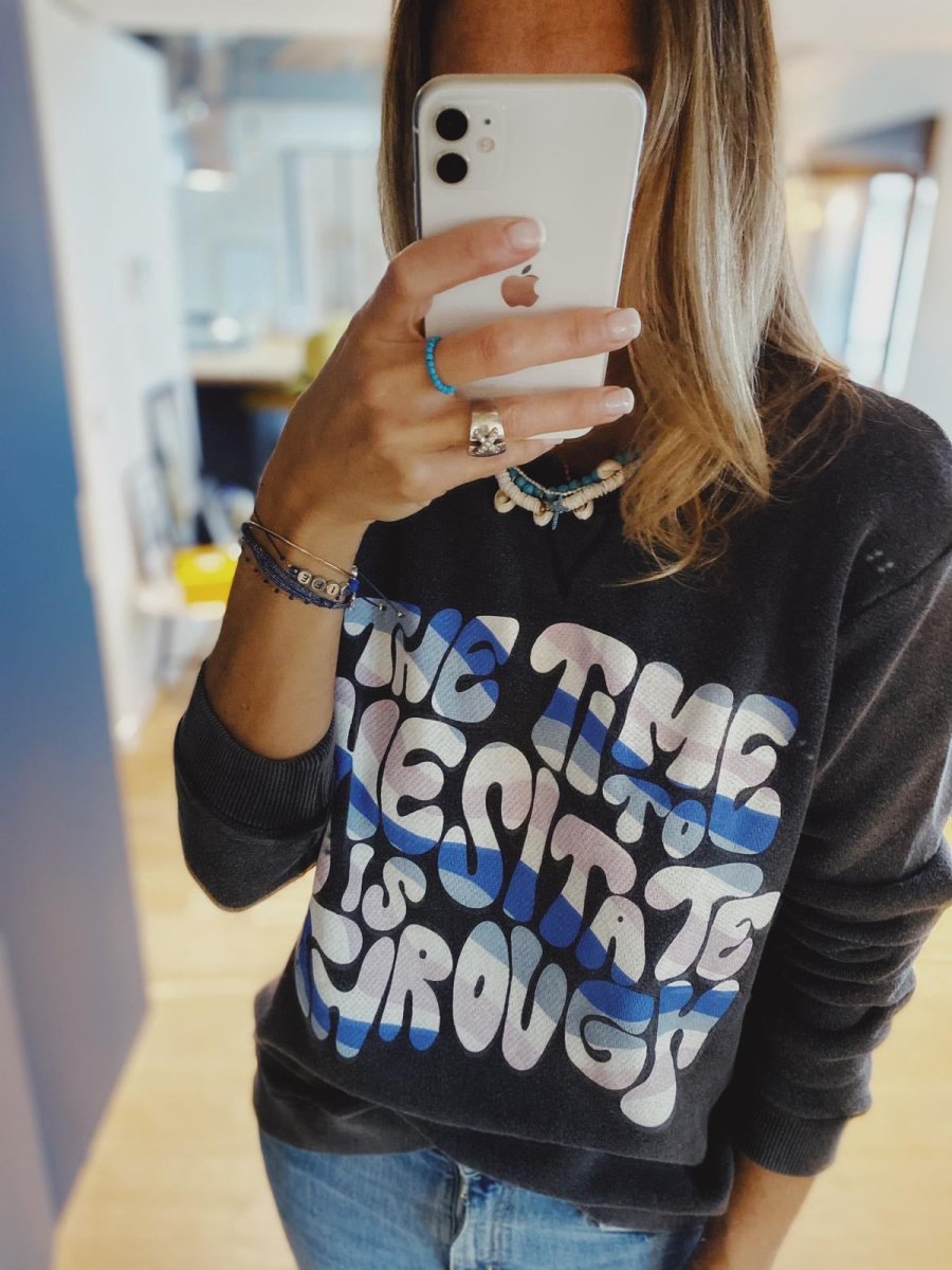 SWEAT ZELIE CARBONE XS - ONE TEE