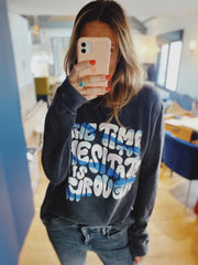 SWEAT ZELIE CARBONE XS - ONE TEE