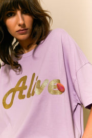 T - SHIRT AIDEN PURPLE XS - ONE TEE