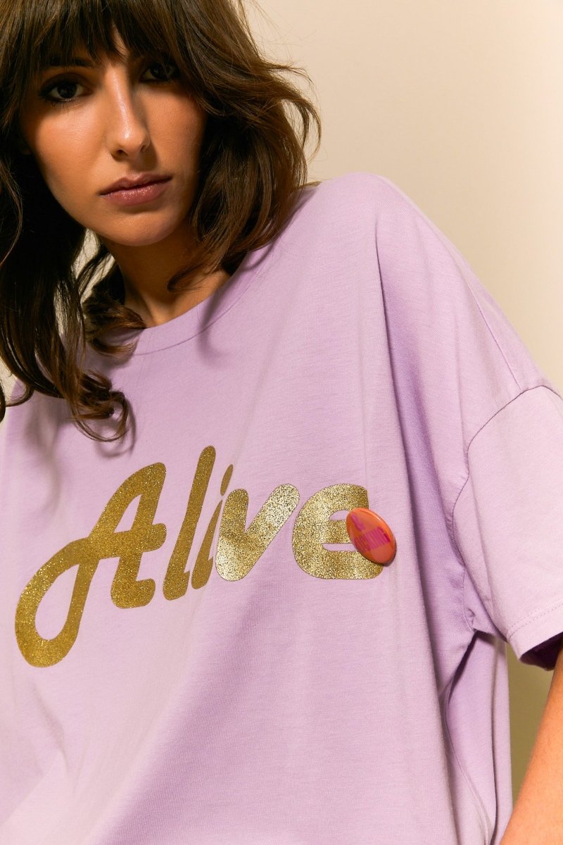 T - SHIRT AIDEN PURPLE XS - ONE TEE