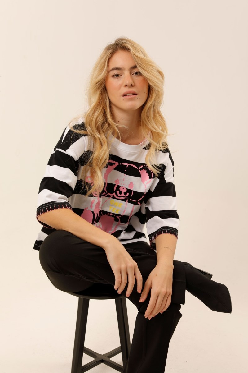 T - SHIRT AKIVA BLACK XS - ONE TEE