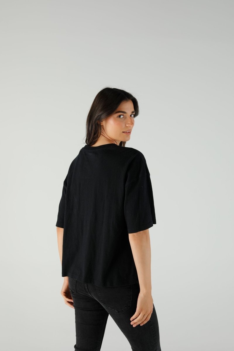 T-SHIRT ALAN BLACK XS BLACK - ONE TEE