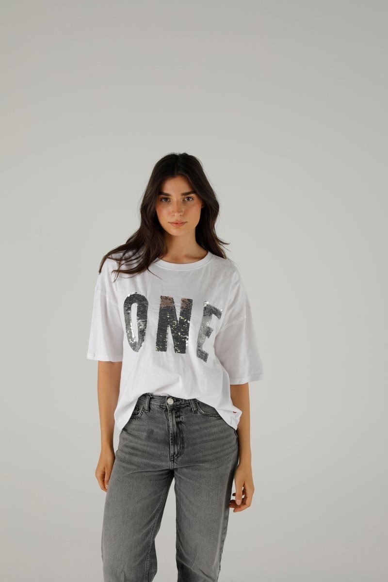 T-SHIRT ALAN WHITE XS WHITE - ONE TEE